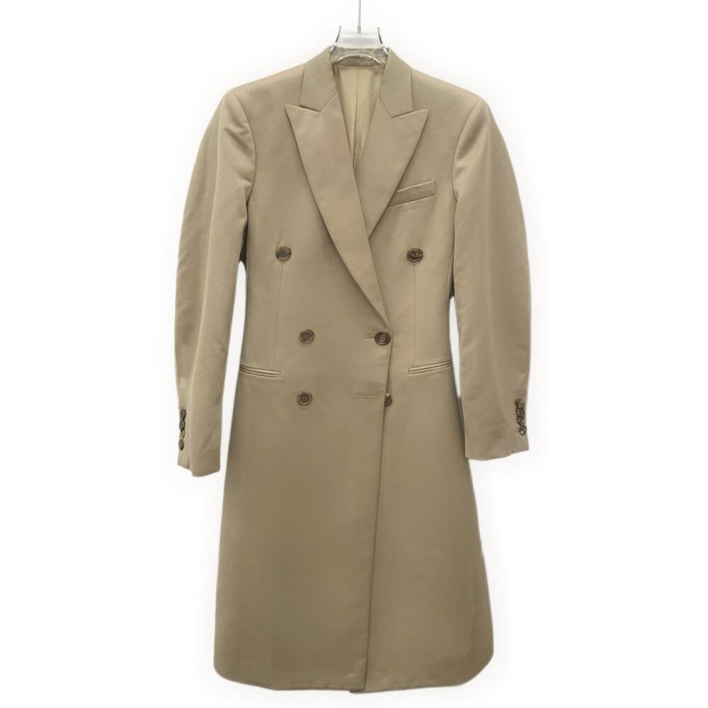 Celine Khaki Wool Trench Coat XS Size 99% New Celine 99% New